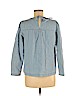Madewell 100% Cotton Blue Long Sleeve Blouse Size M - photo 2