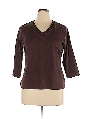 Coldwater Creek 3/4 Sleeve Top (view 1)