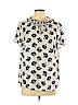 Boden Blue Short Sleeve Blouse Size 12 - photo 1