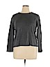 Talbots 100% Cotton Gray Pullover Sweater Size XL - photo 1