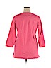 Coldwater Creek 100% Cotton Pink 3/4 Sleeve Top Size XL - photo 2
