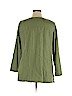 Coldwater Creek 100% Cotton Green Long Sleeve Top Size 1X - photo 2