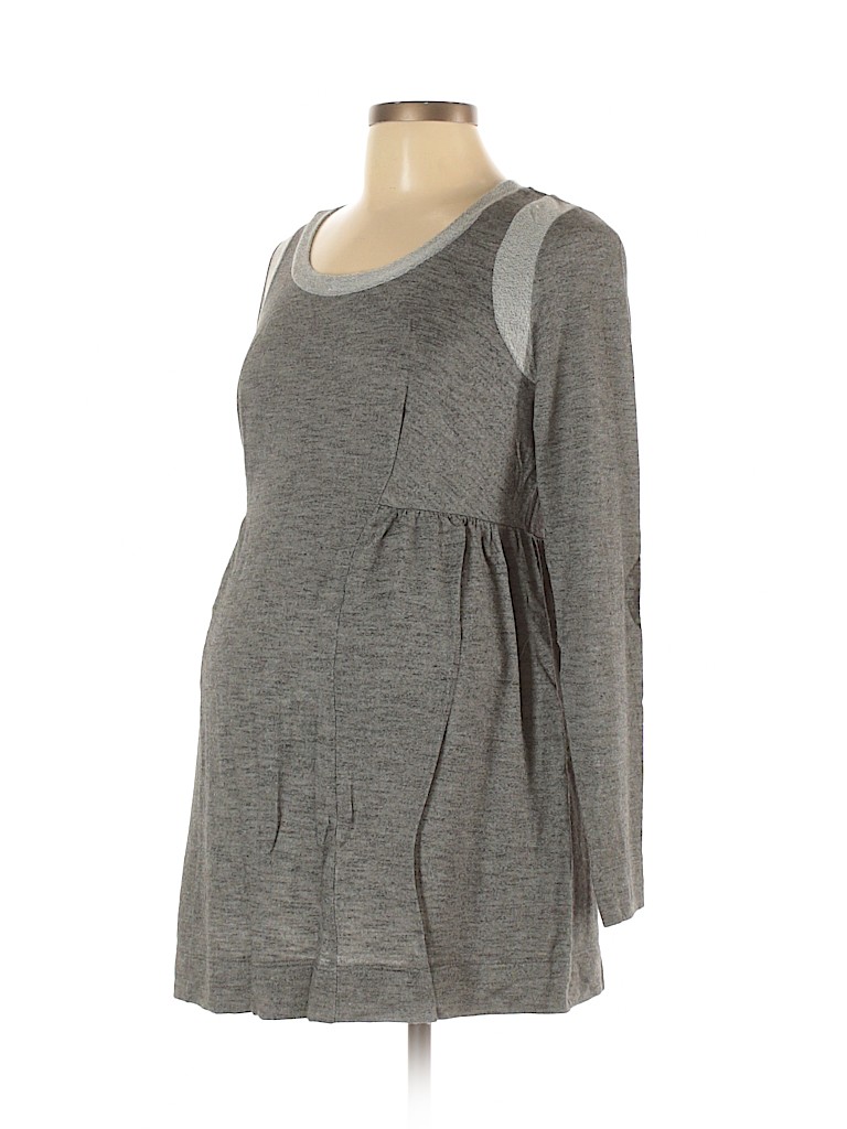 A Pea in the Pod Gray Pullover Sweater Size L - photo 1
