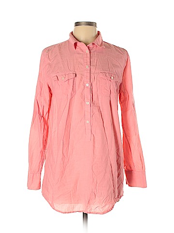 J. Crew Factory Store Long Sleeve Button-Down Shirt (view 1)