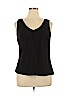 Spencer Alexis 100% Polyester Black Sleeveless Blouse Size XL - photo 1