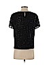 Jones New York 100% Silk Black Short Sleeve Silk Top Size 8 - photo 2