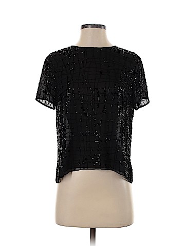 Jones New York Short Sleeve Silk Top (view 1)