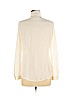 White House Black Market 100% Polyester Ivory Long Sleeve Blouse Size 6 - photo 2