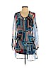 Twelfth Street by Cynthia Vincent 100% Silk Blue Casual Dress Size S - photo 1