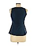 Design Lab Lord & Taylor Blue Sleeveless Top Size M - photo 2