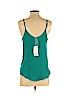 Lush 100% Polyester Green Sleeveless Blouse Size S - photo 2