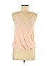 Lush 100% Polyester Pink Sleeveless Blouse Size M - photo 1