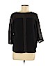 Silence and Noise 100% Polyester Black 3/4 Sleeve Blouse Size M - photo 1