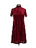 Design Lab Lord & Taylor Burgundy Casual Dress Size S - photo 1