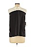 Equipment 100% Silk Gray Sleeveless Silk Top Size M - photo 2