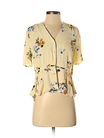 MNG Short Sleeve Blouse (view 1)