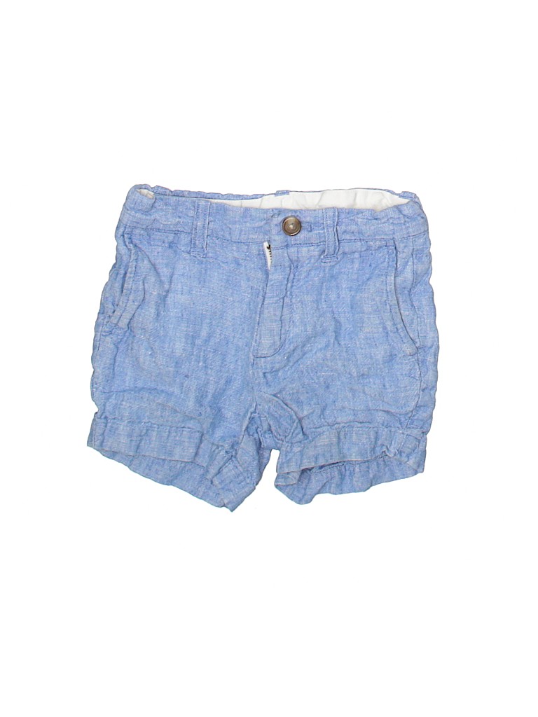 Crewcuts 100% Linen Blue Shorts Size 2T - photo 1