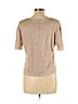 Zara 100% Linen Pink Short Sleeve Top Size L - photo 2