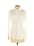 Ann Taylor LOFT 100% Cotton White Long Sleeve Button-Down Shirt Size S - photo 1