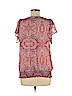 Apt. 9 100% Polyester Pink Short Sleeve Blouse Size M - photo 2