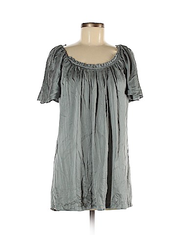 XXI Short Sleeve Silk Top (view 1)