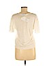 Zara 100% Linen White Short Sleeve Top Size M - photo 2