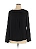 Ann Taylor LOFT 100% Polyester Black Long Sleeve Blouse Size XXL - photo 1