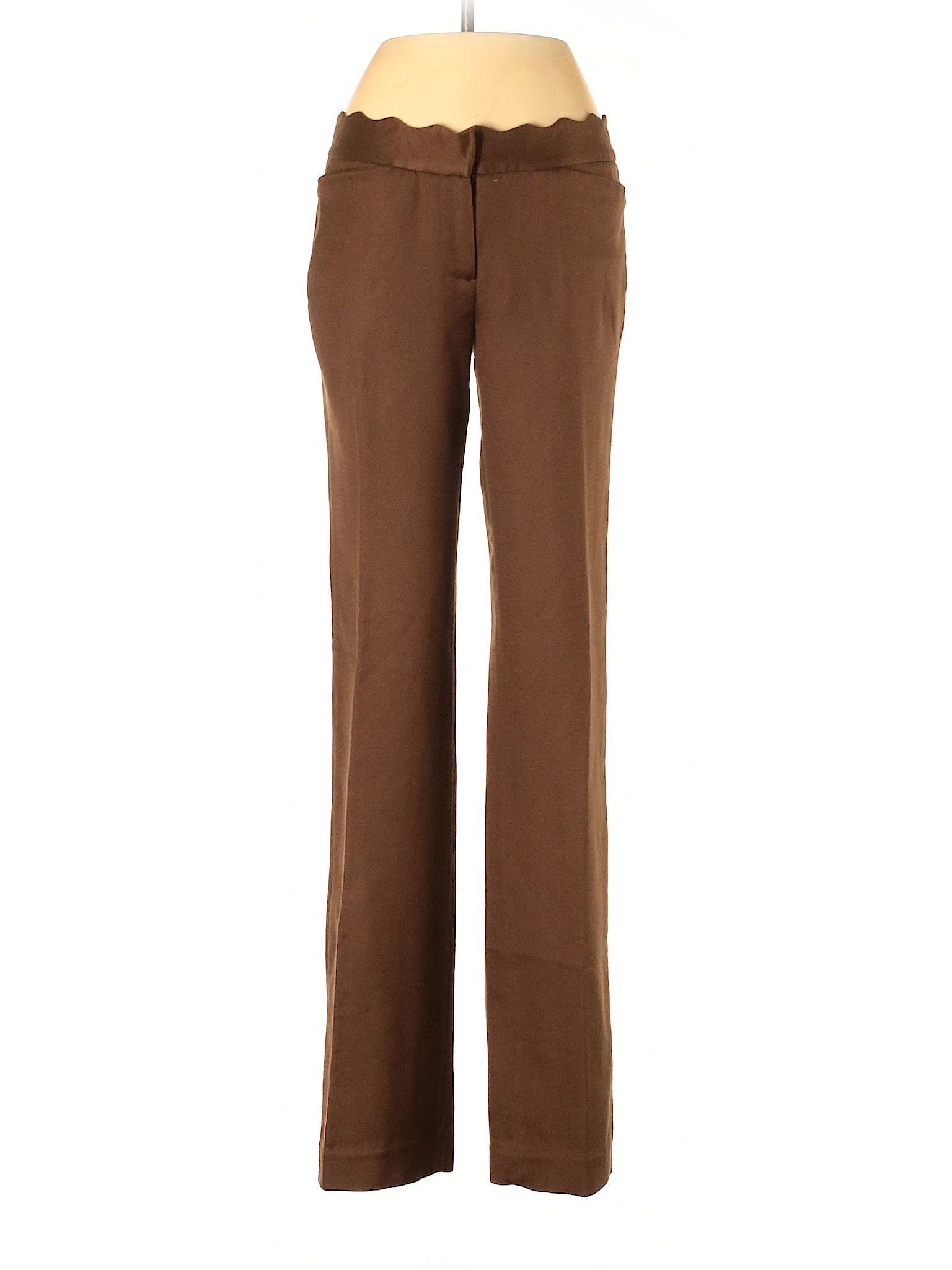 Assorted Brands Women Brown Silk Pants 0 | eBay