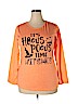 Unbranded Orange Long Sleeve T-Shirt Size 3X - photo 1