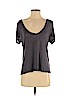 Popular Basics 100% Rayon Gray Short Sleeve T-Shirt Size S - photo 1
