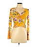 Heart Hips Yellow Long Sleeve Top Size L - photo 1