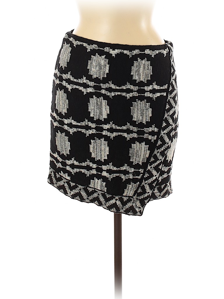 Free People 100% Cotton Black Casual Skirt Size M - photo 1