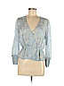 Zara Blue Long Sleeve Blouse Size M - photo 1
