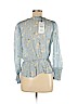 Zara Blue Long Sleeve Blouse Size M - photo 2