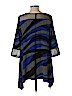 I.C. By Connie K Blue 3/4 Sleeve Top Size L - photo 2