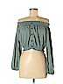 Divided by H&M Green Long Sleeve Blouse Size M - photo 1