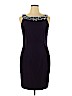 Connected Apparel Purple Cocktail Dress Size 16 - photo 1