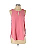 Ann Taylor 100% Polyester Pink Sleeveless Blouse Size S - photo 1