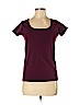 White House Black Market Burgundy Short Sleeve T-Shirt Size M - photo 1