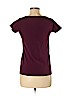 White House Black Market Burgundy Short Sleeve T-Shirt Size M - photo 2