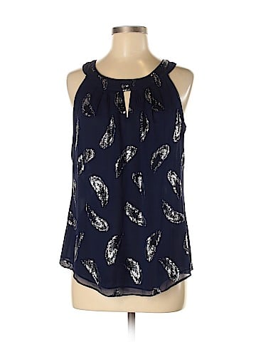 White House Black Market Sleeveless Silk Top (view 1)