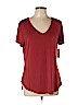 Soho JEANS NEW YORK & COMPANY Burgundy Sleeveless T-Shirt Size L - photo 1