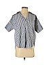 Madewell 100% Cotton Blue Short Sleeve Button-Down Shirt Size XXS - photo 1