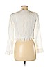 H&M 100% Cotton White Long Sleeve Blouse Size 6 - photo 2