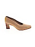 Nordstrom 100% Leather Tan Heels Size EU 39 - photo 1