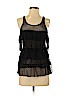 Xhilaration 100% Nylon Black Sleeveless Top Size S - photo 1