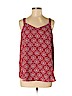 Ann Taylor LOFT 100% Polyester Red Sleeveless Blouse Size M - photo 1