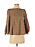 Sugar Lips Brown 3/4 Sleeve Blouse Size S - photo 1