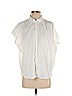 Madewell White Short Sleeve Button-Down Shirt Size S - photo 1