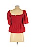 H&M Red Short Sleeve Blouse Size S - photo 2